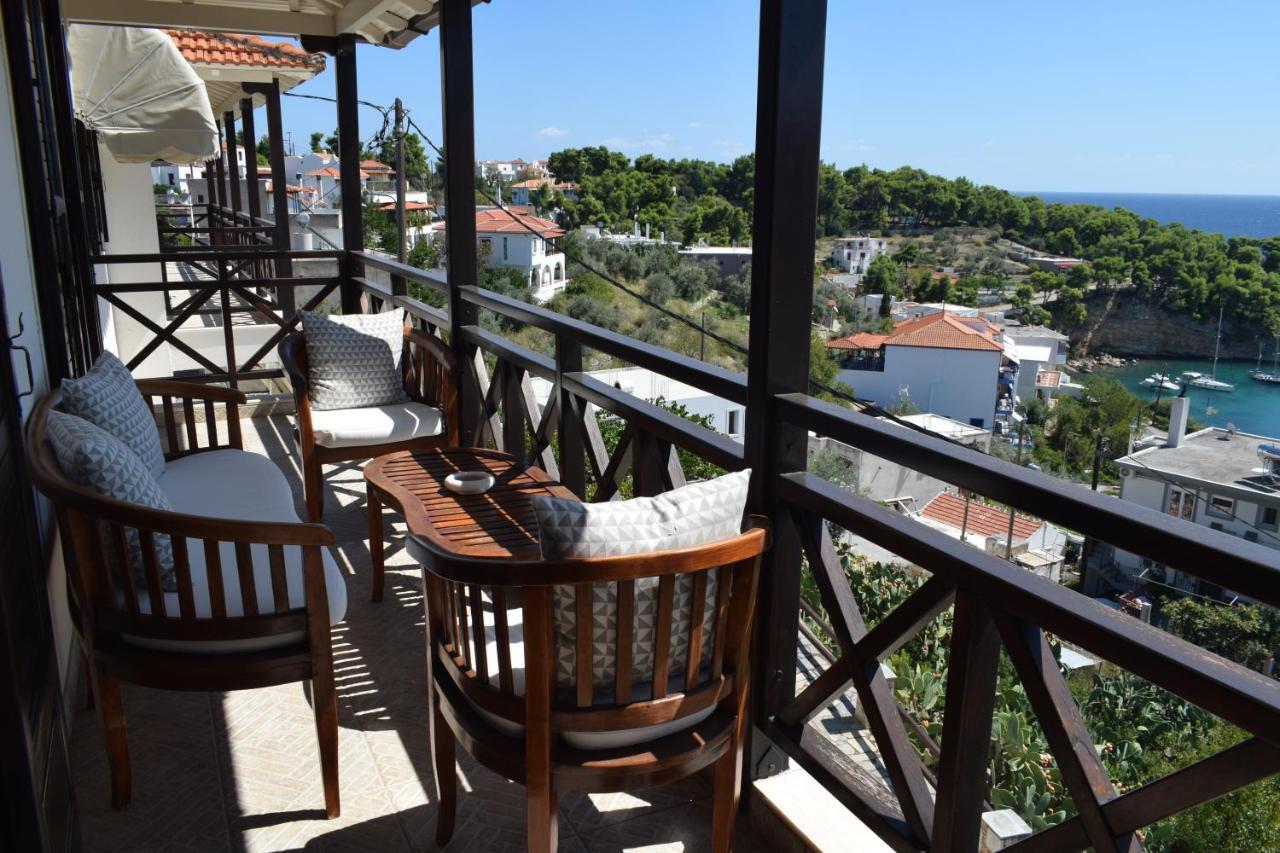 Elpida Apartments Votsi  Bagian luar foto